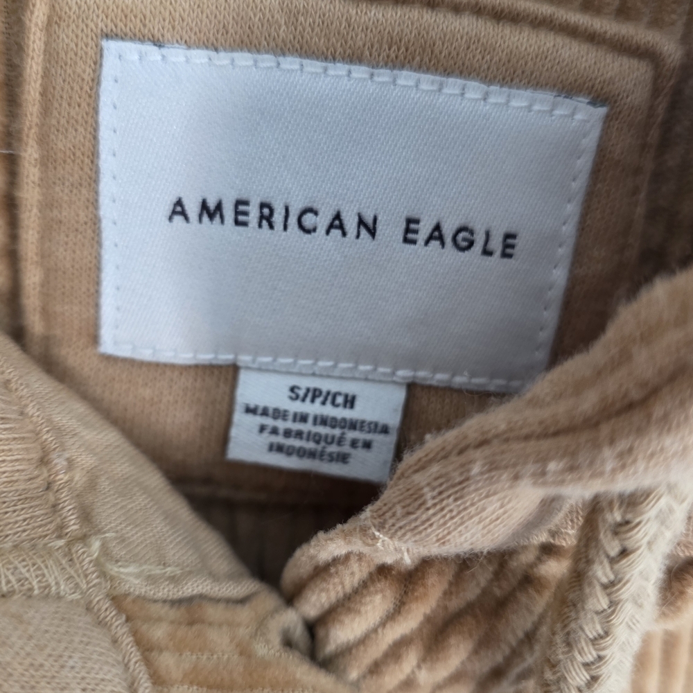 Tan Corduroy Hooded Jacket - Picture 2 of 5